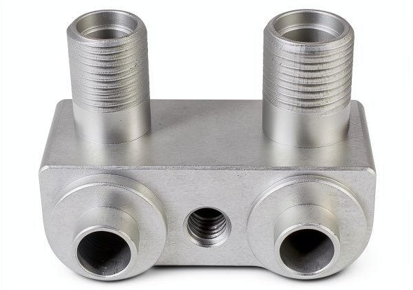 ZNB 8AN 10AN Adapter Fitting CNC Machined Silver-4