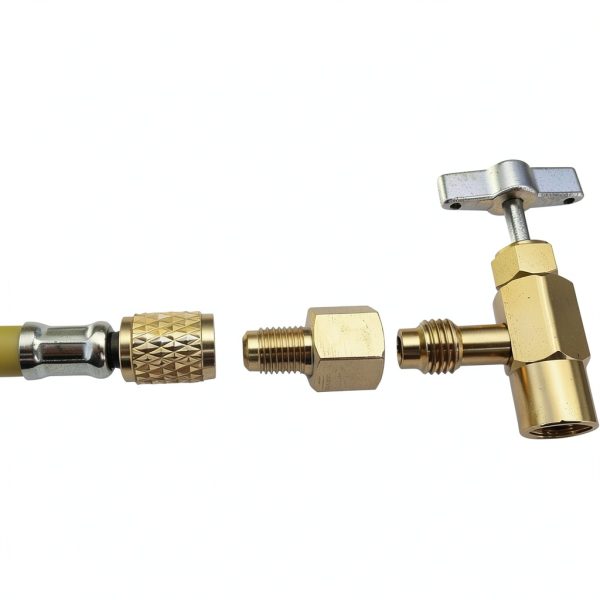 3DSKY Refrigerant Adapter Brass Automotive-2