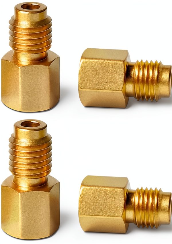 3DSKY Refrigerant Adapter Brass Automotive-0