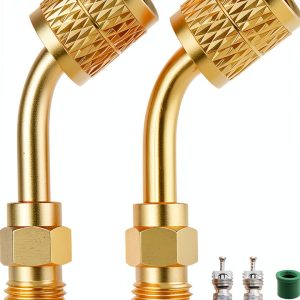 Zepkouel 2 Pack 45° Adapter for Automotive Replacement-0
