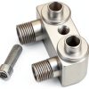 ZNB 8AN 10AN Adapter Fitting CNC Machined Silver-3