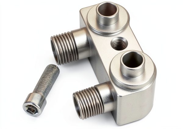 ZNB 8AN 10AN Adapter Fitting CNC Machined Silver-3