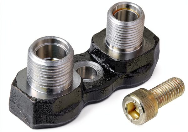 Four Seasons A/C Compressor Fitting Cast Iron Adapter-0