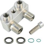 ZNB 8AN 10AN Adapter Fitting CNC Machined Silver-0