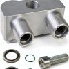 ZNB 8AN 10AN Adapter Fitting CNC Machined Silver-1