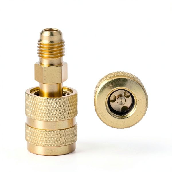 Refrigerant Adapter Otoolling Brass 1/4" Connect-1