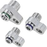 BuleVina Aluminum A/C Adapter Set 3‑Piece Durable-0