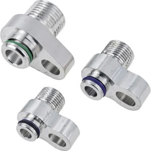 BuleVina Aluminum A/C Adapter Set 3‑Piece Durable-0