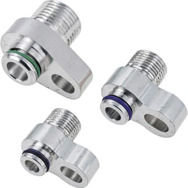 BuleVina Aluminum A/C Adapter Set 3‑Piece Durable-0