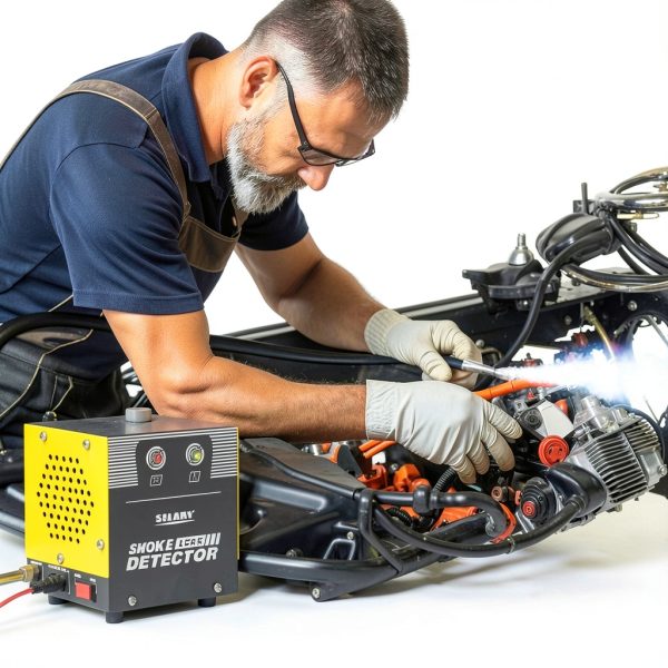 Solary Smoke Machine Automotive Leak Tester with Built-in Air Pump-1