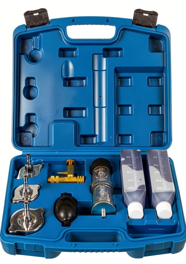Head Gasket Tester RELD Leak Test Kit with CO2 Reaction Liquid 17oz-0