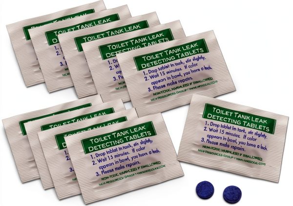 Toilet Leak Detecting Tablets New Resources Group 10‑Count Dye Pack-0