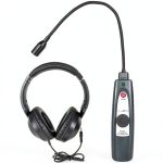 Ultrasonic Leak Detector for HVAC/Automotive/Industrial Use | 38-42kHz Frequency Range Detection with Sound & Light Alerts Portable Gas/Air/Water Leakage Finder Kit Adjustable Sensitivity-0