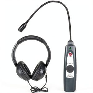 Ultrasonic Leak Detector for HVAC/Automotive/Industrial Use | 38-42kHz Frequency Range Detection with Sound & Light Alerts Portable Gas/Air/Water Leakage Finder Kit Adjustable Sensitivity-0