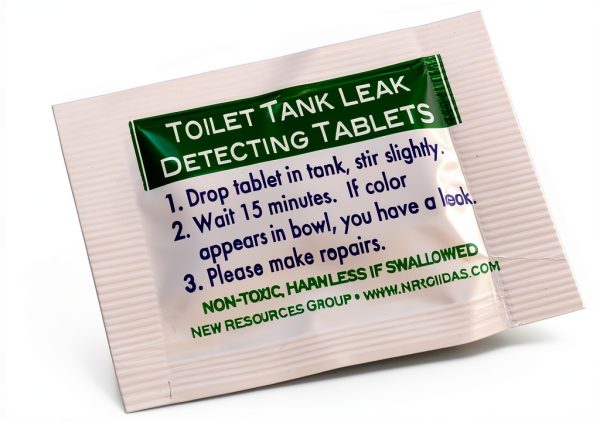 Toilet Leak Detecting Tablets New Resources Group 10‑Count Dye Pack-1